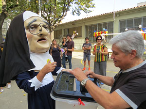 Commemoraci&oacute; de l'1-O al Col&middot;legi Verd