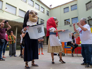 Commemoraci&oacute; de l'1-O al Col&middot;legi Verd