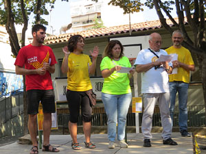 Commemoraci&oacute; de l'1-O al Col&middot;legi Verd