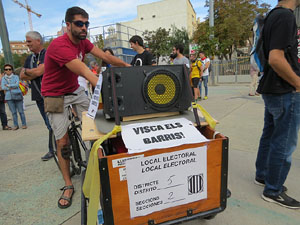 Commemoraci&oacute; de l'1-O a la pla&ccedil;a de l'U d'octubre de 2017