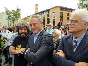 Commemoraci&oacute; de l'1-O a la pla&ccedil;a de l'U d'octubre de 2017