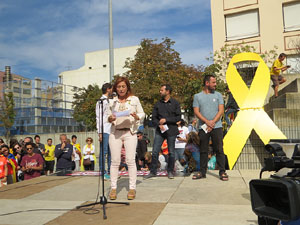 Commemoraci&oacute; de l'1-O a la pla&ccedil;a de l'U d'octubre de 2017