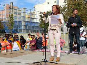Commemoraci&oacute; de l'1-O a la pla&ccedil;a de l'U d'octubre de 2017