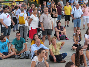 Concentraci&oacute; 'Un any del 20-S' i projecci&oacute; de '21 Fortaleses. L'U d'Octubre a Girona'