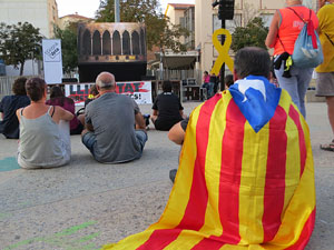 Concentraci&oacute; 'Un any del 20-S' i projecci&oacute; de '21 Fortaleses. L'U d'Octubre a Girona'