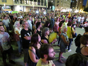 Concentraci&oacute; 'Un any del 20-S' i projecci&oacute; de '21 Fortaleses. L'U d'Octubre a Girona'