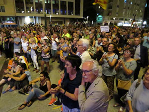 Concentraci&oacute; 'Un any del 20-S' i projecci&oacute; de '21 Fortaleses. L'U d'Octubre a Girona'
