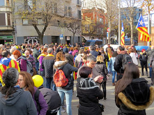 Concentraci&oacute; 21-D davant la subdelegaci&oacute; del govern espanyol a Girona