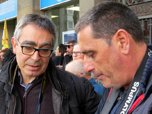 Concentraci&oacute; 21-D davant la subdelegaci&oacute; del govern espanyol a Girona