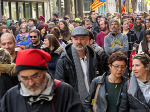 Concentraci&oacute; 21-D davant la subdelegaci&oacute; del govern espanyol a Girona