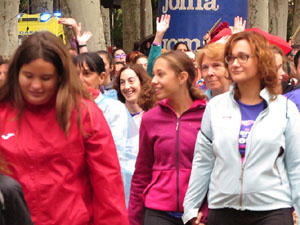 Cursa de la Dona 2018. Concentraci&oacute; i sortida del Parc de la Devesa, cursa pels carrers de Girona i arribada a la Copa