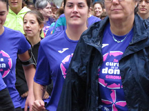 Cursa de la Dona 2018. Concentraci&oacute; i sortida del Parc de la Devesa, cursa pels carrers de Girona i arribada a la Copa
