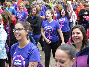 Cursa de la Dona 2018. Concentraci&oacute; i sortida del Parc de la Devesa, cursa pels carrers de Girona i arribada a la Copa