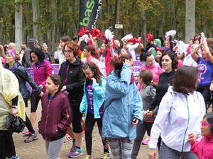 Cursa de la Dona 2018. Concentraci&oacute; i sortida del Parc de la Devesa, cursa pels carrers de Girona i arribada a la Copa