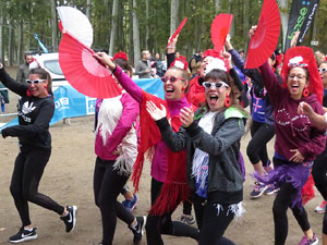Cursa de la Dona 2018. Concentraci&oacute; i sortida del Parc de la Devesa, cursa pels carrers de Girona i arribada a la Copa