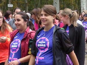 Cursa de la Dona 2018. Concentraci&oacute; i sortida del Parc de la Devesa, cursa pels carrers de Girona i arribada a la Copa