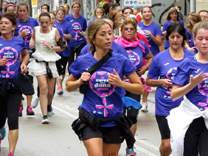 Cursa de la Dona 2018. Concentraci&oacute; i sortida del Parc de la Devesa, cursa pels carrers de Girona i arribada a la Copa