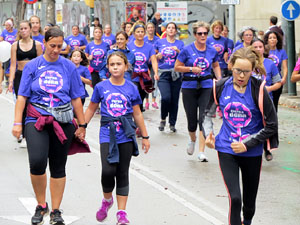 Cursa de la Dona 2018. Concentraci&oacute; i sortida del Parc de la Devesa, cursa pels carrers de Girona i arribada a la Copa