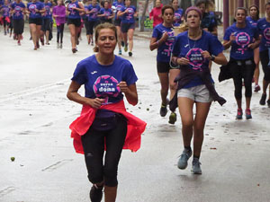 Cursa de la Dona 2018. Concentraci&oacute; i sortida del Parc de la Devesa, cursa pels carrers de Girona i arribada a la Copa