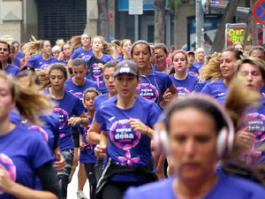 Cursa de la Dona 2018. Concentraci&oacute; i sortida del Parc de la Devesa, cursa pels carrers de Girona i arribada a la Copa
