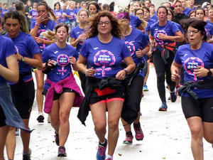 Cursa de la Dona 2018. Concentraci&oacute; i sortida del Parc de la Devesa, cursa pels carrers de Girona i arribada a la Copa