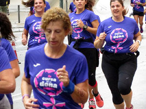 Cursa de la Dona 2018. Concentraci&oacute; i sortida del Parc de la Devesa, cursa pels carrers de Girona i arribada a la Copa