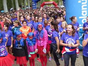 Cursa de la Dona 2018. Concentraci&oacute; i sortida del Parc de la Devesa, cursa pels carrers de Girona i arribada a la Copa