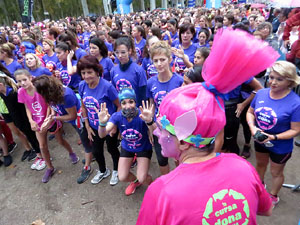 Cursa de la Dona 2018. Concentraci&oacute; i sortida del Parc de la Devesa, cursa pels carrers de Girona i arribada a la Copa