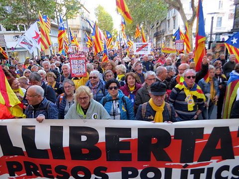 Encap&ccedil;alament d'una de les pancartes