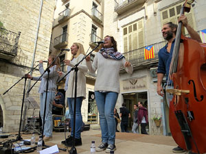 Festa Major dels 4 rius 2018. Vermut musical a la pla&ccedil;a del Vi amb Les Anxovetes