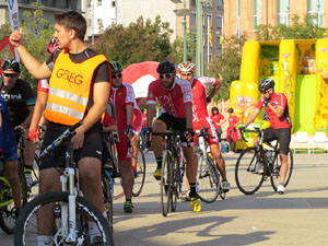 56a Festa del Pedal del GEiEG a la pla&ccedil;a de l'U d'octubre de 2017