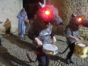 Fires 2018. La Beatufarra, descens del Beatusaure per les escales de la Catedral de Girona