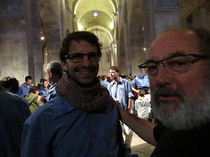 Fires 2018. Els Castells de Vig&iacute;lia al monestir de Sant Pere de Galligants, amb els Marrecs de Salt i la Colla Castellera Esperxats 