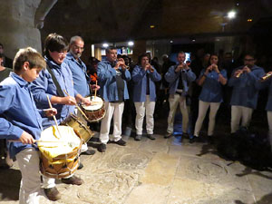 Fires 2018. Els Castells de Vig&iacute;lia al monestir de Sant Pere de Galligants, amb els Marrecs de Salt i la Colla Castellera Esperxats 