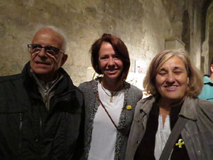 Fires 2018. Els Castells de Vig&iacute;lia al monestir de Sant Pere de Galligants, amb els Marrecs de Salt i la Colla Castellera Esperxats 