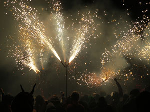 Fires 2018. El correfoc amb els Diables de l'Onyar
