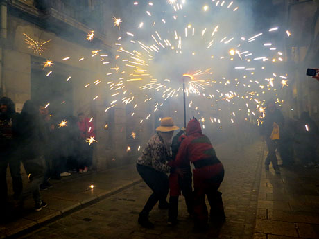 Fires 2018. Correfoc dels Trons de l'Onyar