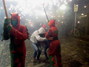 Fires 2018. Correfoc dels Trons de l'Onyar