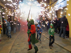 Fires 2018. Correfoc dels Trons de l'Onyar