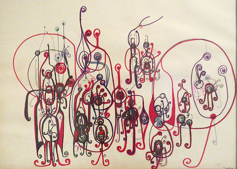 Pa&iacute;s. 1975. Retolador sobre paper
