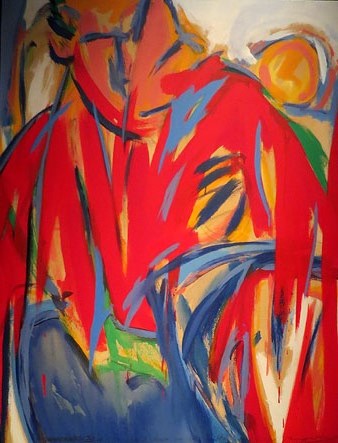 Dami&agrave; Escuder. Quim Corominas. 1983. Acr&iacute;lic sobre tela
