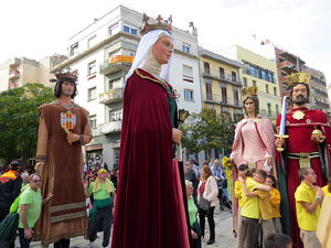Fires 2018. 37a. Trobada de Gegants de Fires de Sant Narc&iacute;s. La cercavila