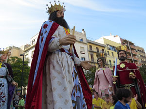 Fires 2018. 37a. Trobada de Gegants de Fires de Sant Narc&iacute;s. La cercavila