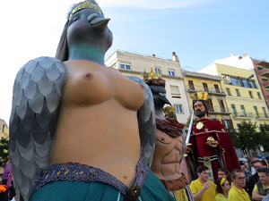 Fires 2018. 37a. Trobada de Gegants de Fires de Sant Narc&iacute;s. La cercavila