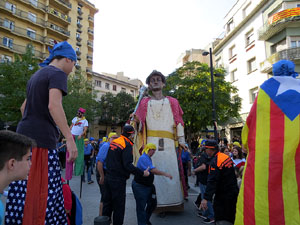Fires 2018. 37a. Trobada de Gegants de Fires de Sant Narc&iacute;s. La cercavila