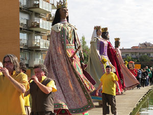 Fires 2018. 37a. Trobada de Gegants de Fires de Sant Narc&iacute;s. La cercavila