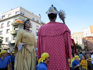 Fires 2018. 37a. Trobada de Gegants de Fires de Sant Narc&iacute;s. La cercavila