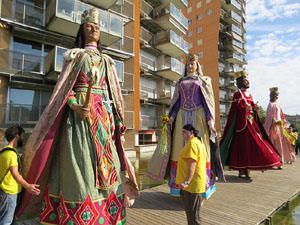 Fires 2018. 37a. Trobada de Gegants de Fires de Sant Narc&iacute;s. La cercavila