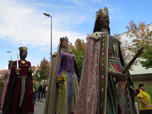 Fires 2018. 37a. Trobada de Gegants de Fires de Sant Narc&iacute;s. La cercavila