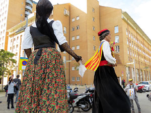Fires 2018. 37a. Trobada de Gegants de Fires de Sant Narc&iacute;s. La cercavila
